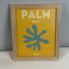 6 Travel Posters Framed Ibiza Bohemia Miami Bondi Etc Preppy Dorm Room Decor