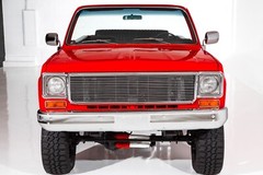 1974 GMC Jimmy Blazer 4X4 RED (Font) 24 X 36 INCH Nice!