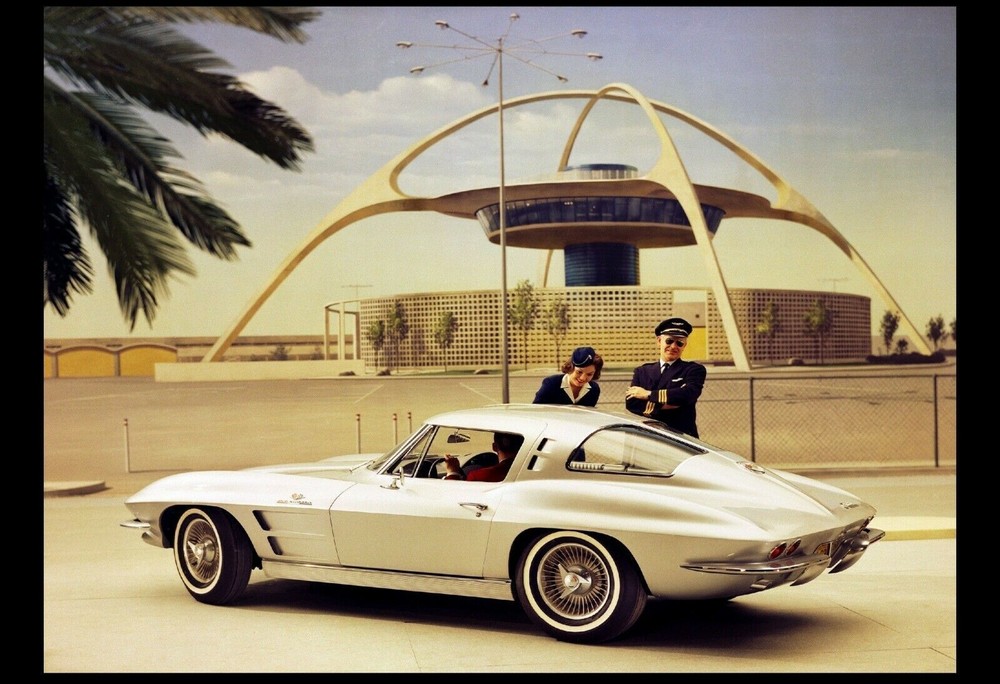 1963 CORVETTE STINGRAY LAX – Poster 20×30 sports car