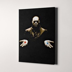 Morpheus The Matrix Red Pill Blue Pill Movies Canvas Wall Art Print