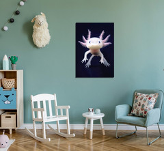 Wall Art Reptile Animal Axolotl Birthday Gifts Decorations Canvas Poster Printin