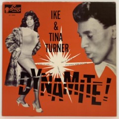 Ike & Tina Turner Dynamite Album Cover Art Print 10-1/4”x 10-1/4” Mounted