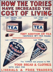 15107.Wall Decor Poster.Vintage Interior Art.British Political How the Tories Ad