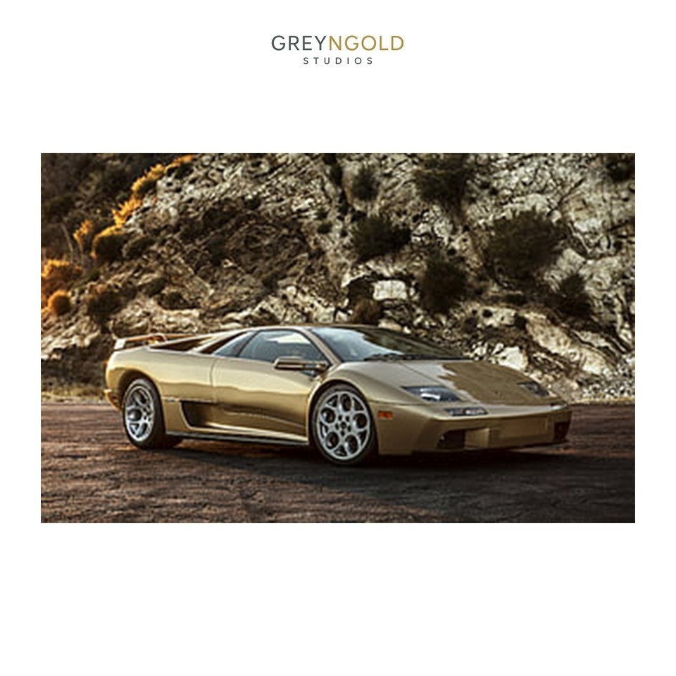 2001 Lamborghini Diablo VT Car Poster Wall Art Print pick size A4/A3/A2/90x60cm