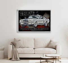 1967 Mustang Shelby GT500 Muscle Classic Car 24×36 or 11×17 In Poster