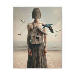 Stretched Canvas cool surreal art unique illustration home office decor
