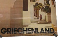 Vintage Greece Travel Poster Griechenland 1976 24x39in Skopelos