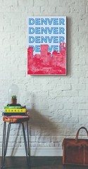 DENVER COLORADO PRINT/POSTER SATIN PHOTO PAPER OR CANVAS T610