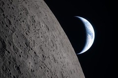NASA Artemis II Crescent Earth Moon View Cool Wall Art Print Poster 24×36