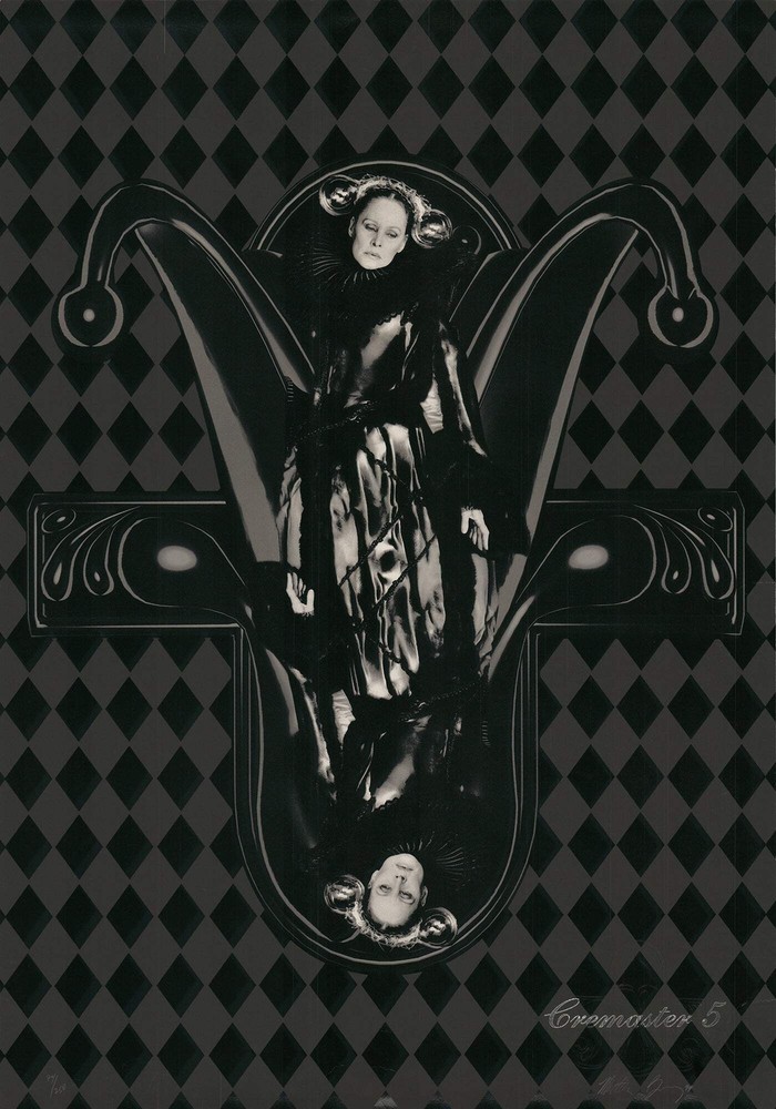 MATTHEW BARNEY Cremaster 5 SIGNED 33″ x 23.25″ Serigraph 1997 Contemporary Black