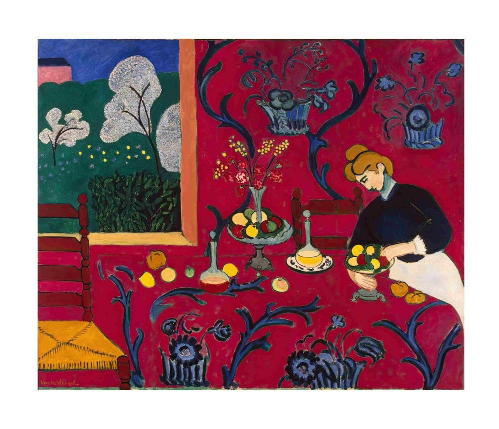 Henri Matisse The Dessert (Harmony in Red) : Giclée Art Print 1908