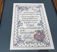 Lynn Norton Parker Creative Calligraphy Framed Print Mother 1991