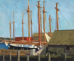 Edward Hopper : Tall Masts : 1912 : Archival Art Print