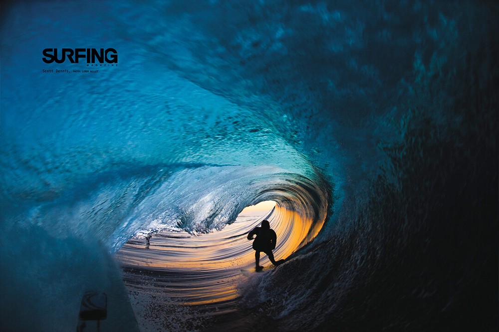 Giant Wave Girl Sea Surfing Sports Surf Riding Wall Art Home – POSTER 20×30