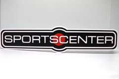 3D Printed Sports Center Logo Shelf Display