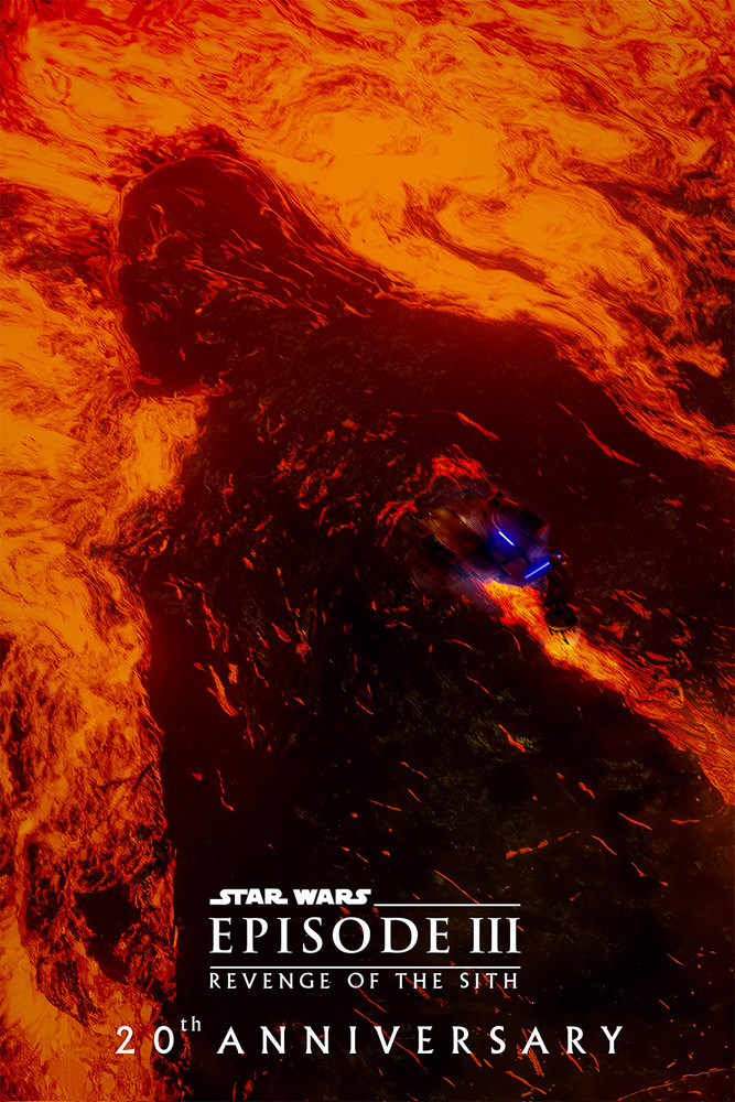Star Wars Episode III Revenge Of The Sith 20th Anniversary Poster Fan Gift
