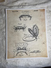 Bathroom Patent Wall Art Prints: Set Of 3 Tub, Toilet Seat & Toilet, 8×10”