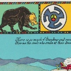 Color Pictorial Wall Art Map of Yosemite National Park circa 1931