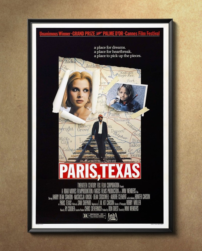 Paris Texas 1984 Movie Poster 24″x36″ Glossy Unframed 8432
