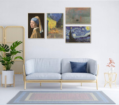 Famous Art Prints Set 16PCS Classical Impressionist Renaissance Wall Decor 11×17
