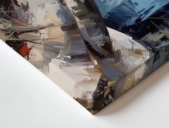 Wall Art Windswept White Horse Canvasabstract & Expressive Equestrian Art