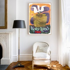 Holy Land – Fly TWA – 1960 Retro Travel Poster