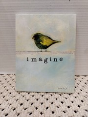 Set Of 3 Bird Themed Inspirational Canvas By Caitlin Dundon 6.5″X8.5″