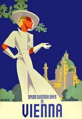 13679.Decor Poster.Room wall art.Interior design.Summer in Vienna.Travel fashion