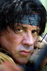 611683 Sylvester Stallone Rambo Action War Movie Wall Print Poster