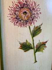 Floral Wall Art Set of 2 Green Frame Botanical Prints Cottage Farmhouse Decor