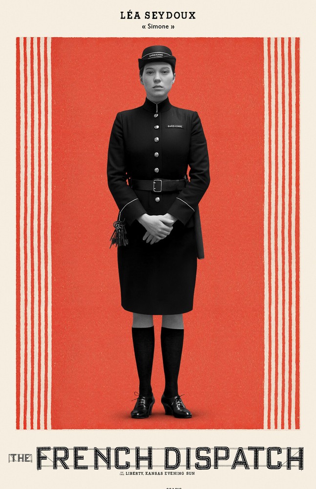 BB3920 The French Dispatch Film By Wes Anderson 2021 Seydoux Movie Poster 11×17