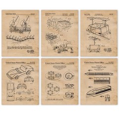 Mix & Match Set Patent Prints, Select any 6 (8×10) for Home Work Office School