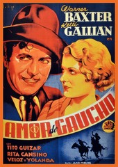 Movie POSTER.Amor Gaucho film.Spanish.Home Room decor Decorator art print.q600