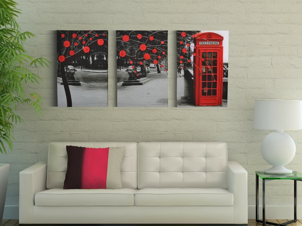British Telephone Booth Decorative Wall Art Painting,Canvas Print Wall Hanging