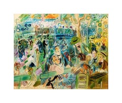 Raoul Dufy The Ball at the Moulin de la Galette : Giclée Art Print 1941