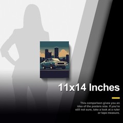 Striking Cars 11×14 Poster Print | Classic Car Art | Gallery-Quality Print | Uni