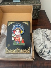 Yang Guifei Princess Yang 3D Ceramic Art Wall Plaque Hanger or Table Top Display