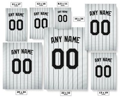 Chicago White Sox Jersey Print-Personalized Any NAME & NUMBER