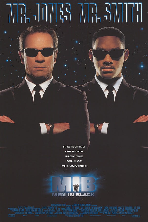 Men in Black 24×36″ Movie Poster | Licensed | New | 1997 | Will Smith