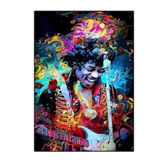 Jimi Hendrix graffiti Canvas Wall Art Pop Artist Picture Painting Home Decor