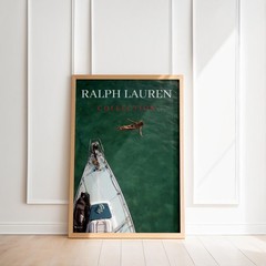 Luxury Polo Style Poster – Vintage Fashion Magazine Wall Art, Poster Unframed