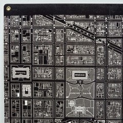 Rare Vintage DC The Mall Metal Triptych 48×24 Collector Wall Art Map Decor