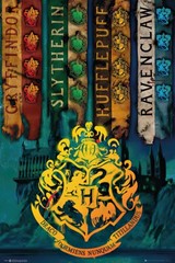 Harry Potter – Movie Poster / Print (House Flags) (Size: 24″ X 36″)
