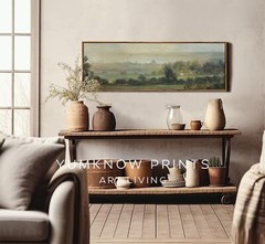 Framed Canvas Wall Art for Bedroom – Long Horizontal 13.5×40″ Above the Bed -…