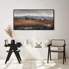 Extra Large Vintage Nature Canvas Art for Living Room 48×24 Inches