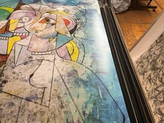 GEORGE CONDO Mythological Figures (Lg) 46.5″ x 33.25″ Offset Lithograph 2018 Cub