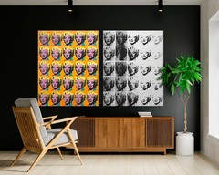 Marilyn Monroe Diptych Canvas Prints Set of 2, Large Modern Pop Art, Hollywood