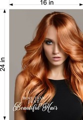 Hair Salon 23 Photo-Realistic Paper Poster Beauty Sign Non-Laminate Cut Vertical