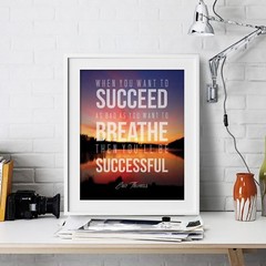 Eric Thomas Inspirational Wall Art Print Motivational Quote Poster Decor Gift