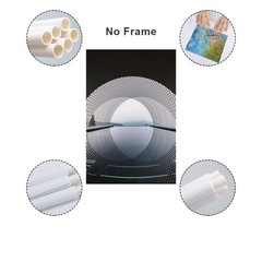 Art Poster Unique Architecture Unframed Inside Canvas Decor 12×18 Inch 1-Piece
